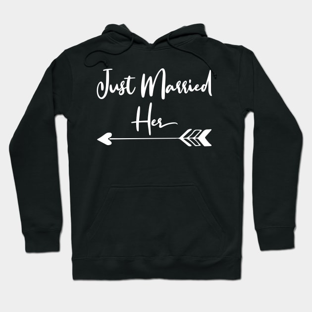 Just Married Couple Matching Hoodie by LotusTee